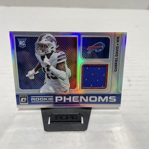 2020 Donruss Optic Gabriel Davis Rookie Phenoms Patch Silver Prizm #RP-37 Bills